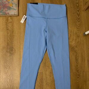 TNALife Hi-Rise Cheeky Ankle Pastel Blue Leggings